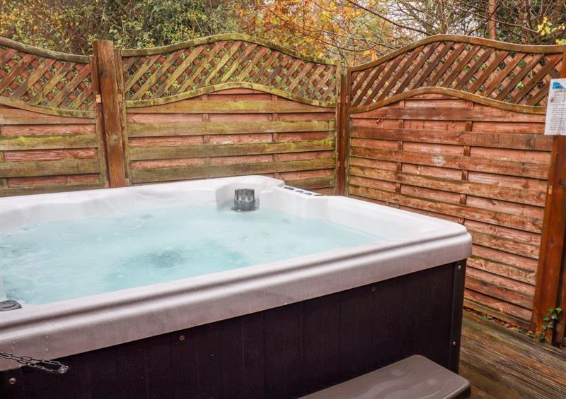 Spend some time in the hot tub (photo 2) at The Roe, Llanerch Park near St Asaph