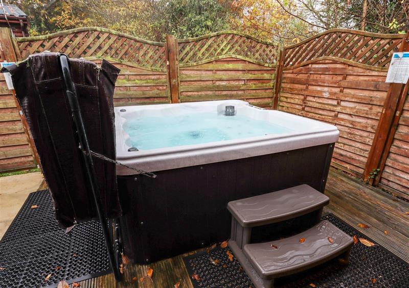 Spend some time in the hot tub at The Roe, Llanerch Park near St Asaph