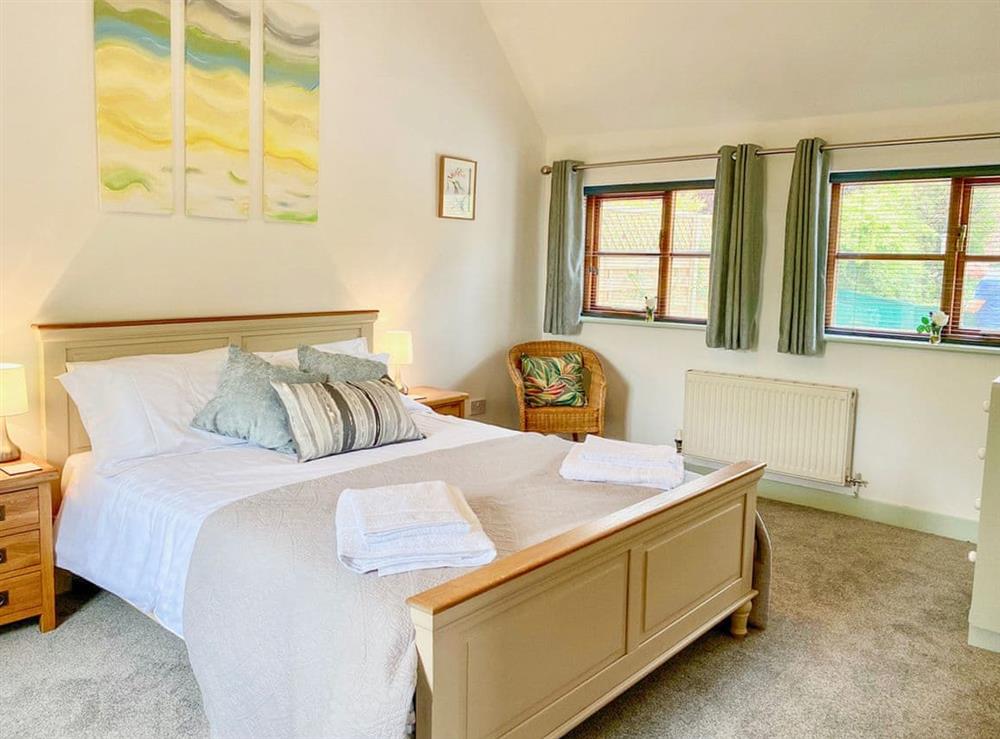 Double bedroom at The Roost in Dorrington, Shropshire