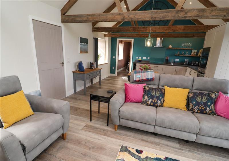 Enjoy the living room at The Roost, Porthallow