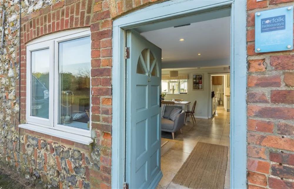 Ground floor: Entrance to cottage at The Roost, Titchwell near Kings Lynn