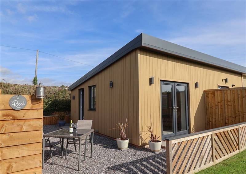 Outside The Roost at The Roost, Whitford Nr. Colyton