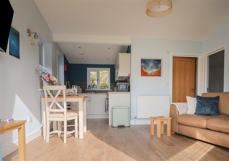 The living area at The Roost, Whitford Nr. Colyton