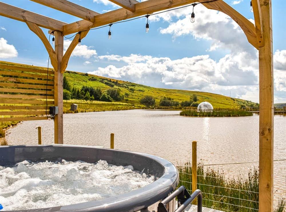 Hot tub at The Rose in Felindre, West Glamorgan