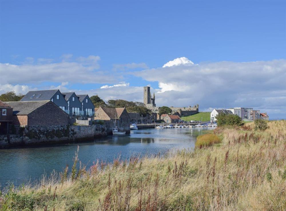 The picturesque harbour at St Andrews at The Roundel in Balmullo, near St Andrews, Fife