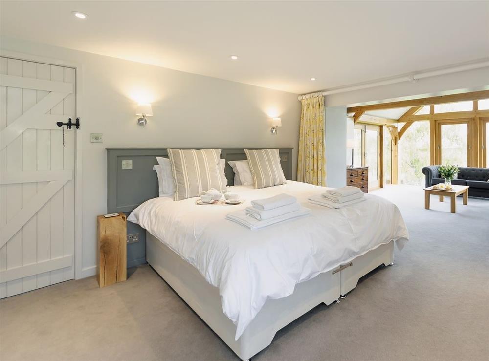 Master bedroom at The Row in Much Marcle, near Ledbury, Herefordshire