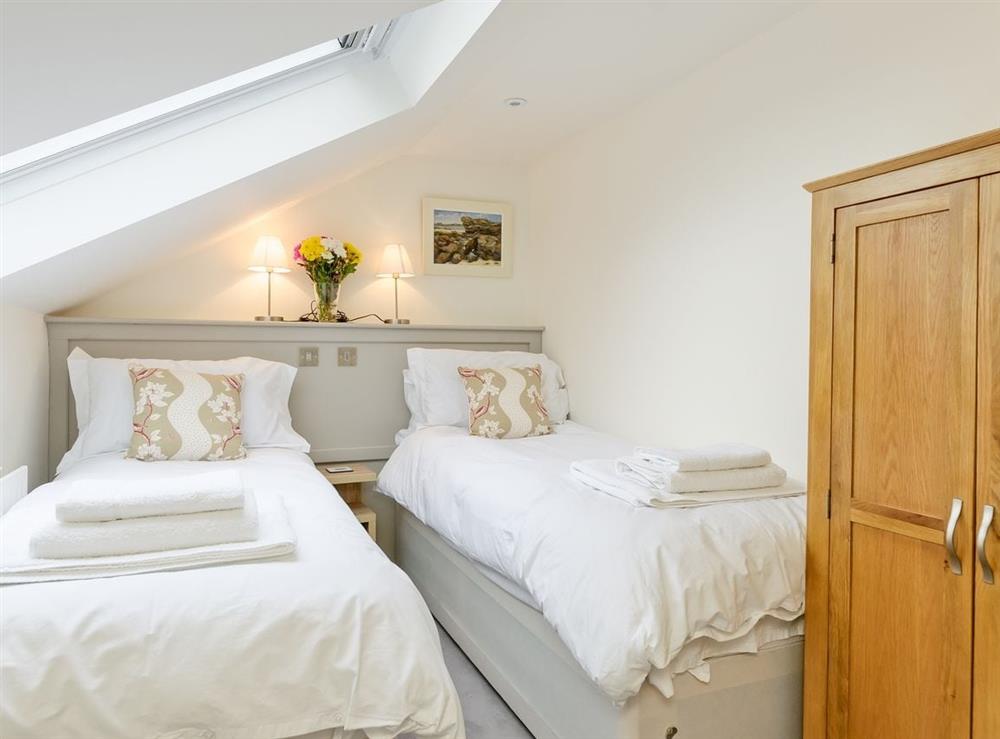 Twin bedroom at The Row in Much Marcle, near Ledbury, Herefordshire