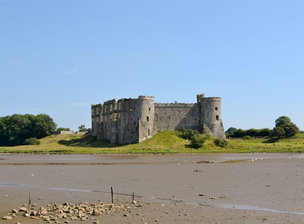 Carew Castle at The Royal Exchange in Llandissilio, near Narberth, Dyfed