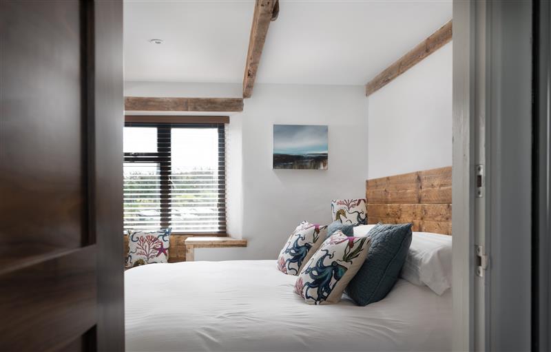 One of the bedrooms at The Rum House, Porthallow