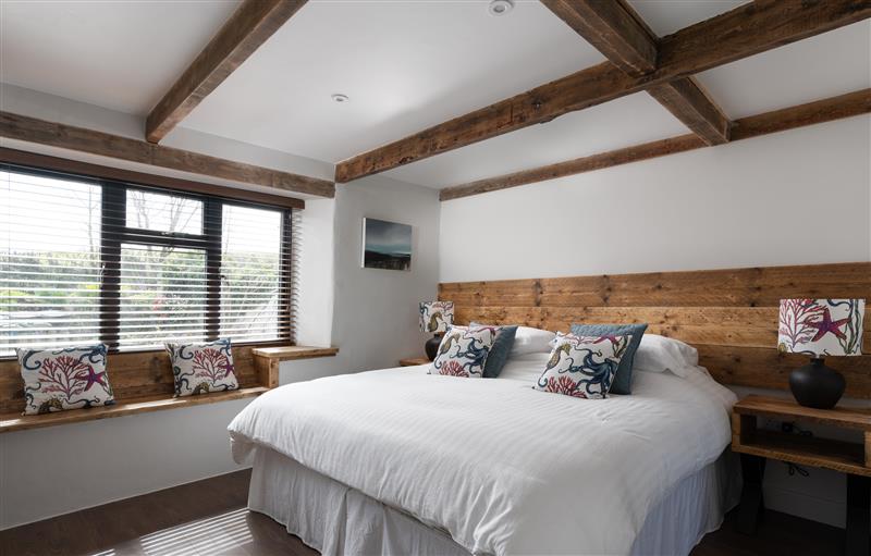 This is a bedroom at The Rum House, Porthallow