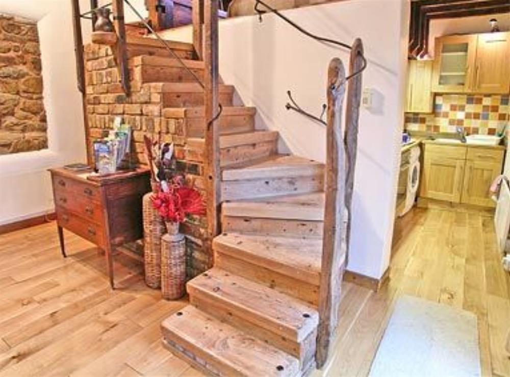Stairs at The Saddlery in Pen-y-Cae, Nr Ruabon, Clwyd., Great Britain