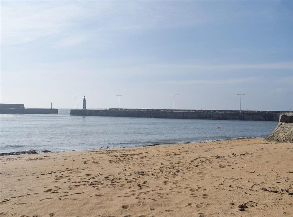 Beach area within the harbour at The Sailmakers Loft in Anstruther, Fife