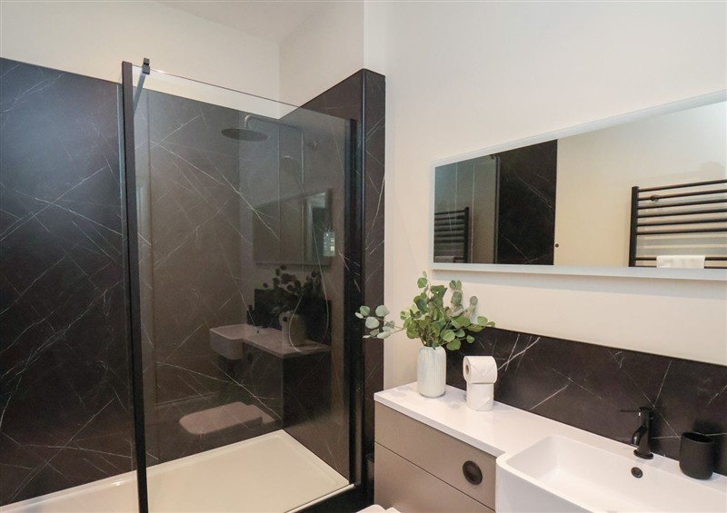 The bathroom at The Salisbury Apartment 104, Scarborough
