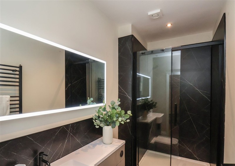The bathroom at The Salisbury Apartment 105, Scarborough