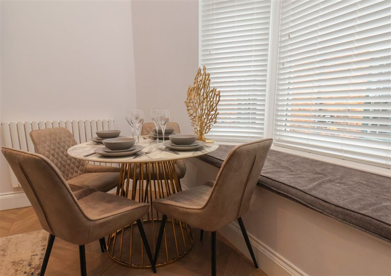 The living room at The Salisbury Apartment 105, Scarborough