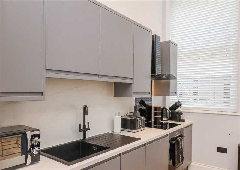 Kitchen at The Salisbury Apartment 106, Scarborough