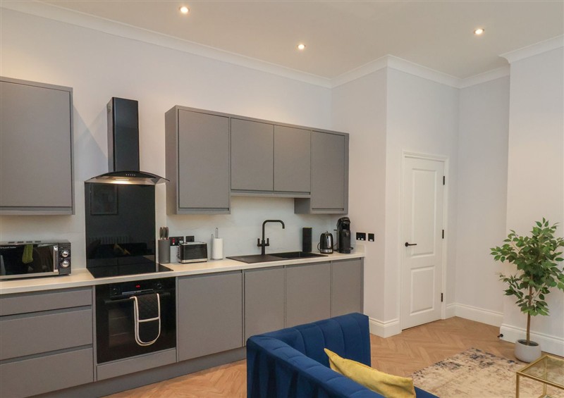 Kitchen at The Salisbury Apartment 203, Scarborough