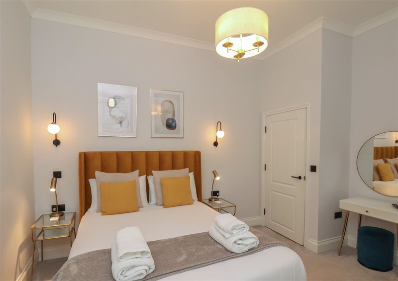 One of the bedrooms at The Salisbury Apartment 203, Scarborough