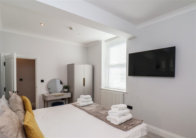One of the 2 bedrooms at The Salisbury Apartment 206, Scarborough