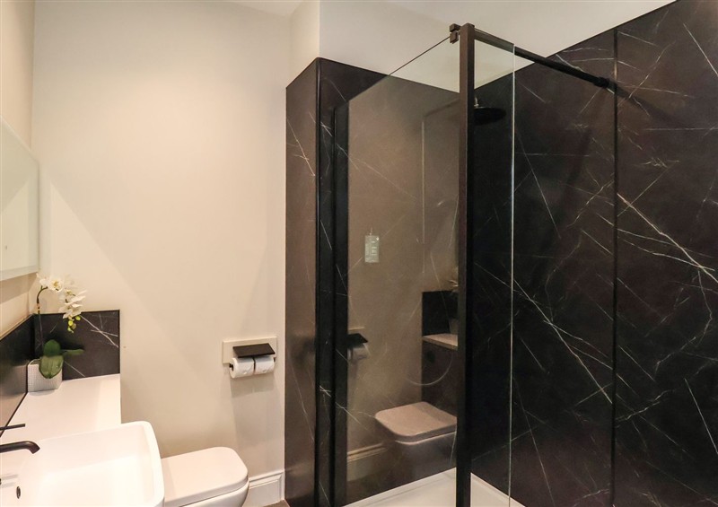 The bathroom at The Salisbury Apartment 206, Scarborough
