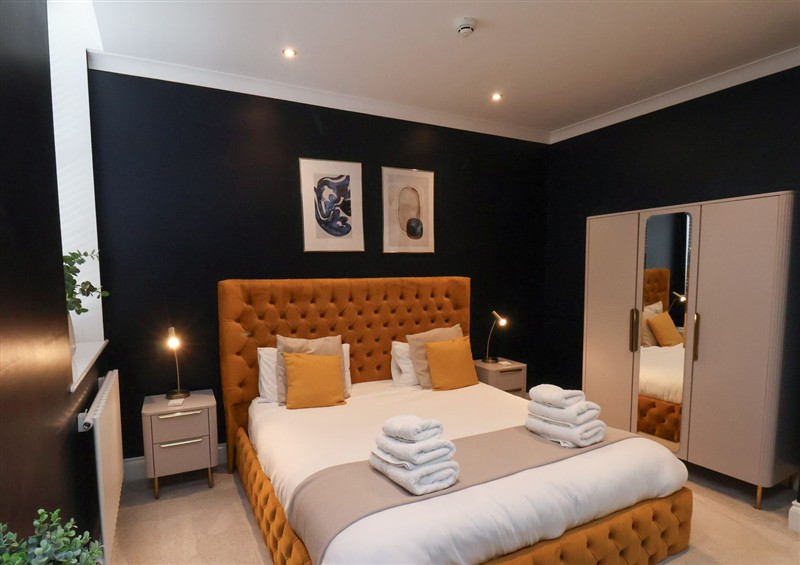 This is a bedroom (photo 2) at The Salisbury Apartment 206, Scarborough