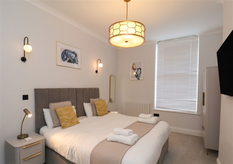 One of the bedrooms at The Salisbury Apartment 301, Scarborough