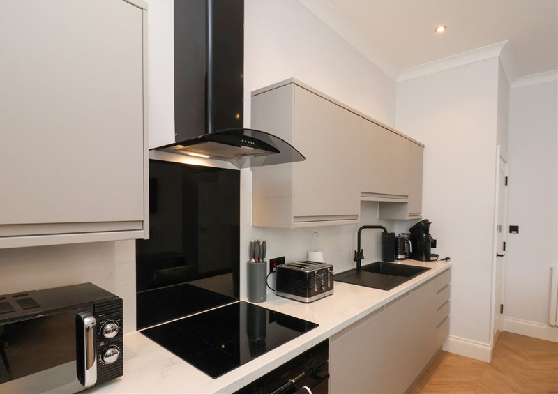 The kitchen at The Salisbury Apartment 301, Scarborough
