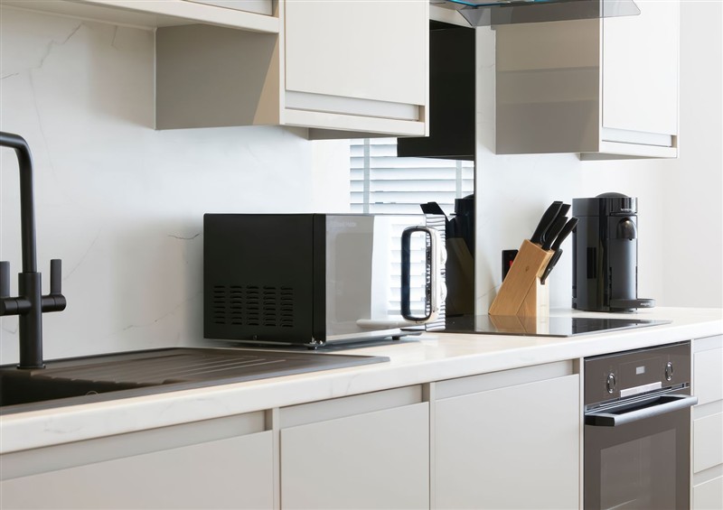 The kitchen at The Salisbury Apartment 304, Scarborough