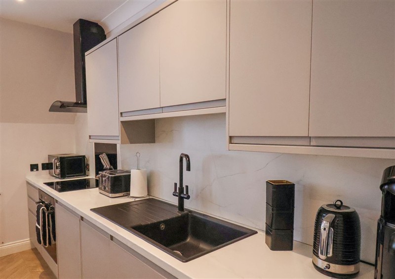 Kitchen at The Salisbury Apartment 401, Scarborough