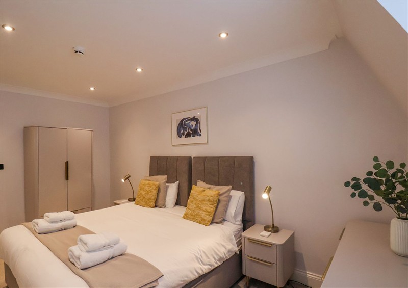 One of the bedrooms at The Salisbury Apartment 401, Scarborough