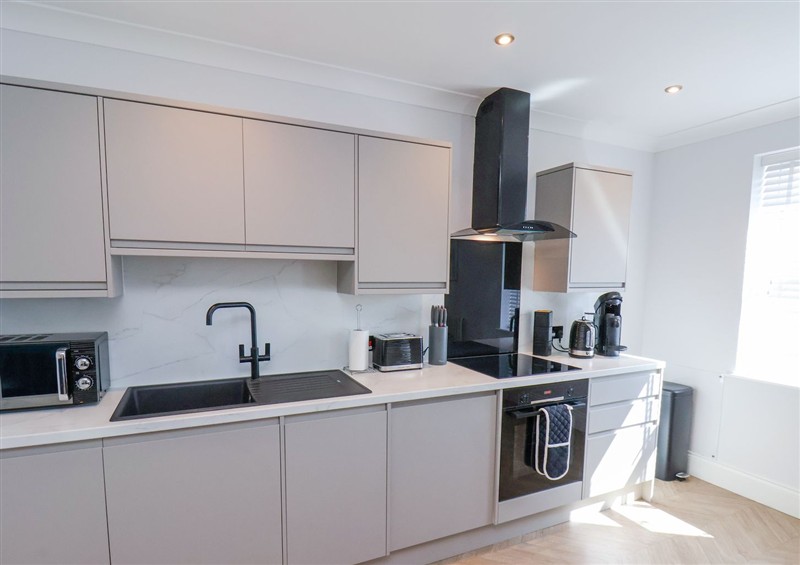 Kitchen at The Salisbury Apartment 404, Scarborough