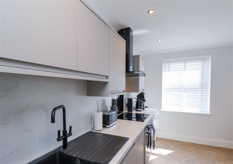 The kitchen at The Salisbury Apartment 404, Scarborough