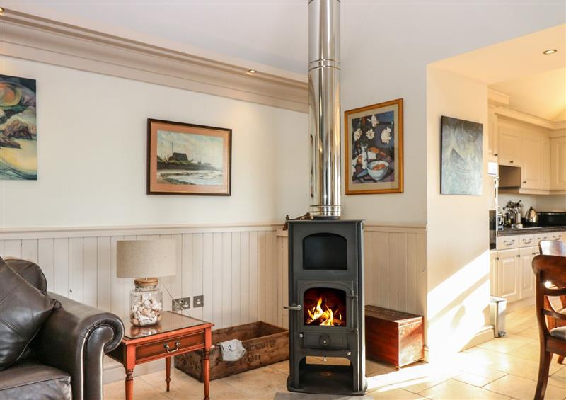 Relax in the living area at The Salmon Bothy, Cruden Bay