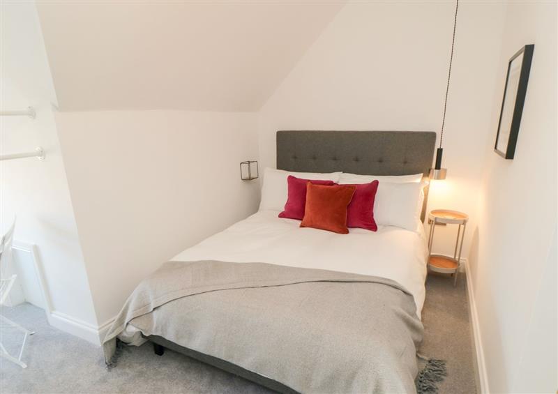 This is the bedroom at The Salthouse Apartment 3, Scarborough