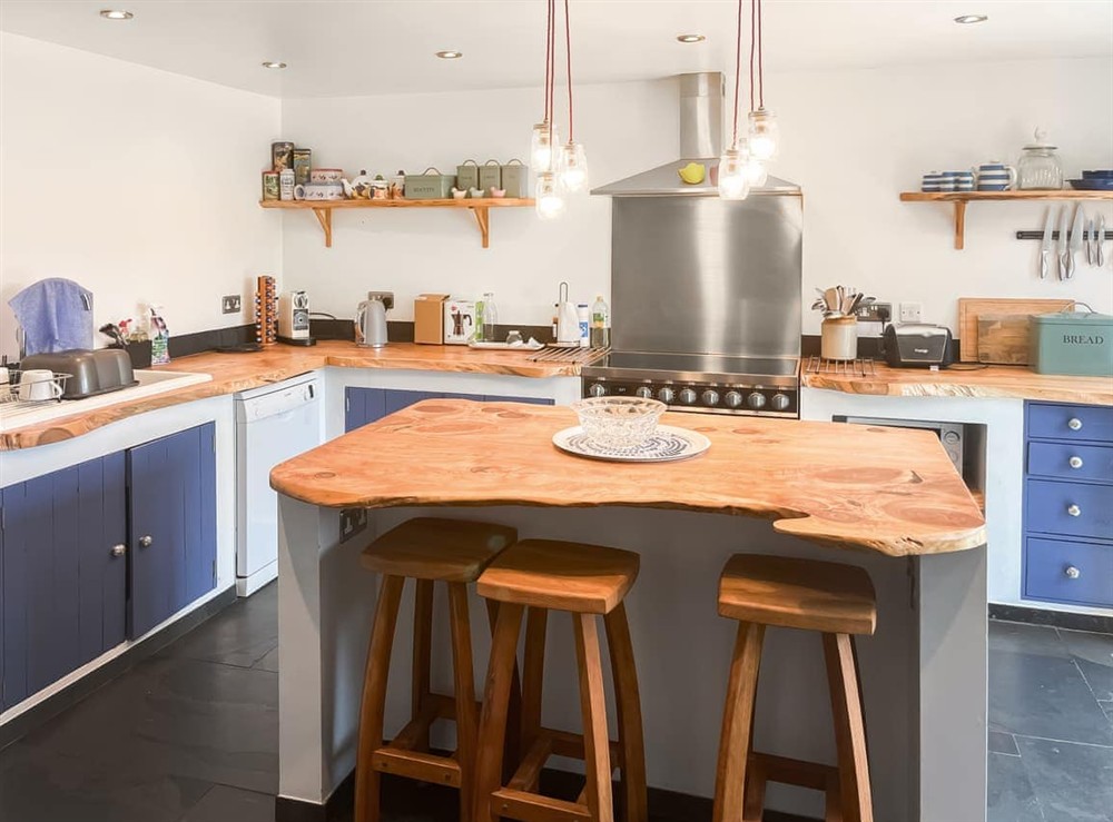 Kitchen at The Saltings in Egloshayle, near Wadebridge, Cornwall
