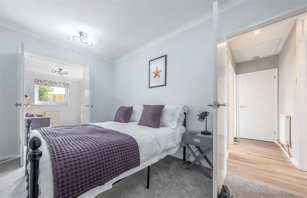 Ground floor: Bedroom two, double bed at The Saltings, Heacham near Kings Lynn