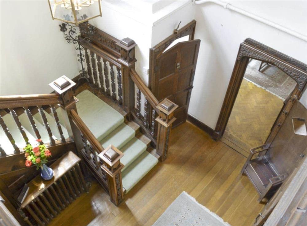 Grand oak staircase