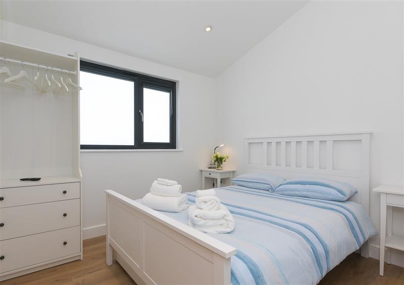One of the bedrooms at The Sandbox, Hayle