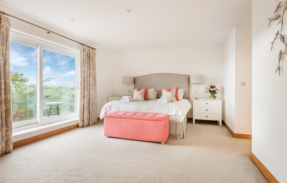 Bedroom at The Sands in Salcombe