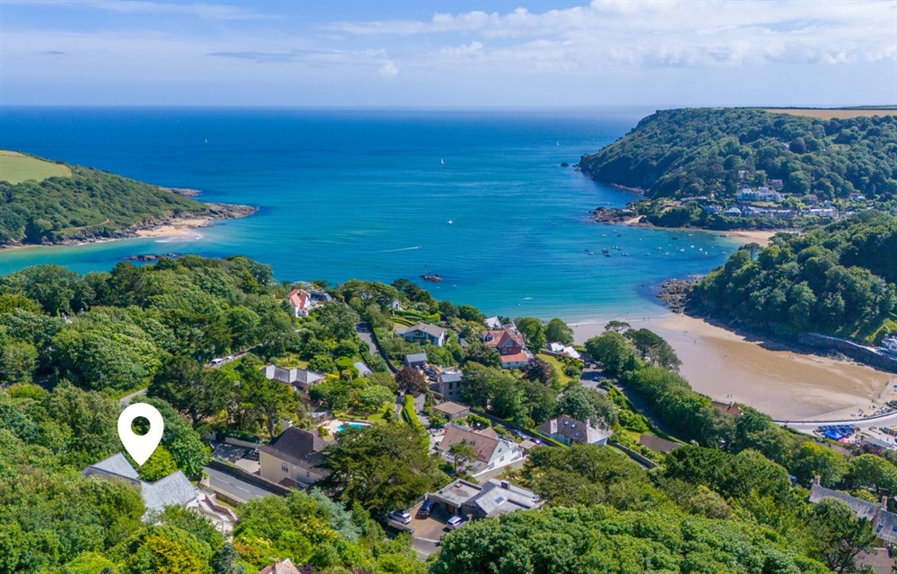Rural landscape at The Sands in Salcombe