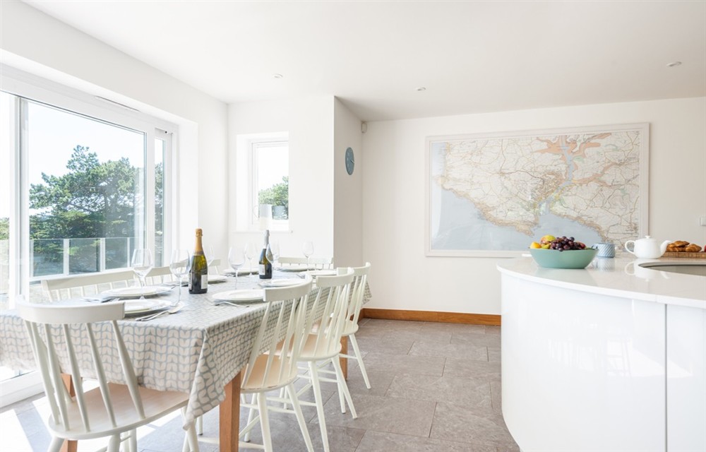 The dining room at The Sands in Salcombe