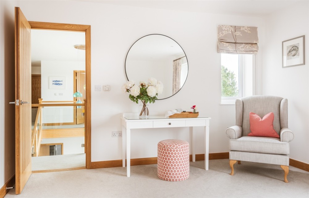 The living room at The Sands in Salcombe