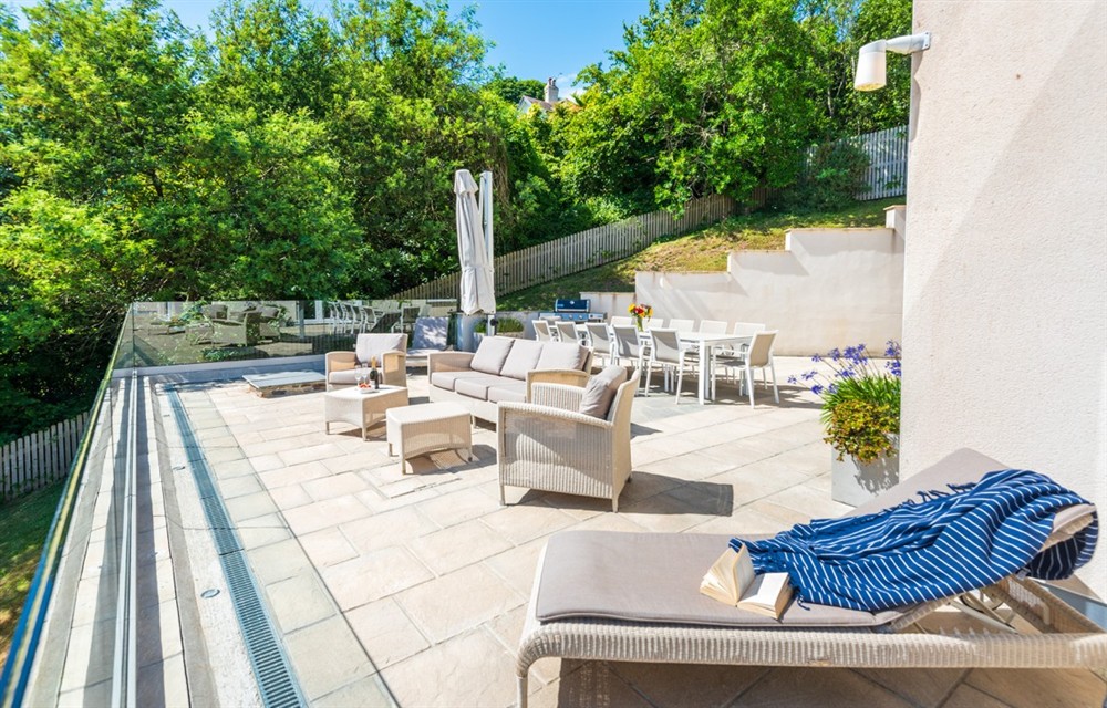 There is a pool at The Sands in Salcombe