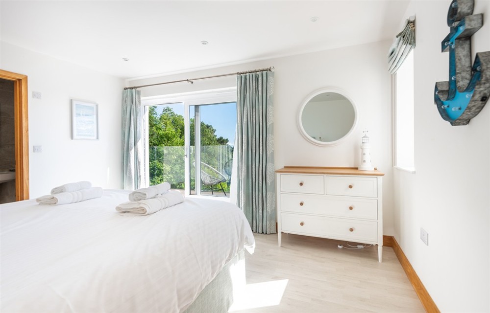 This is a bedroom (photo 3) at The Sands in Salcombe