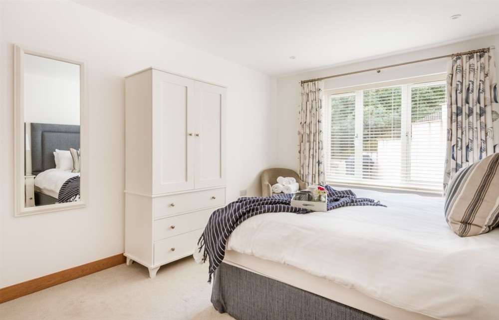 This is a bedroom at The Sands in Salcombe