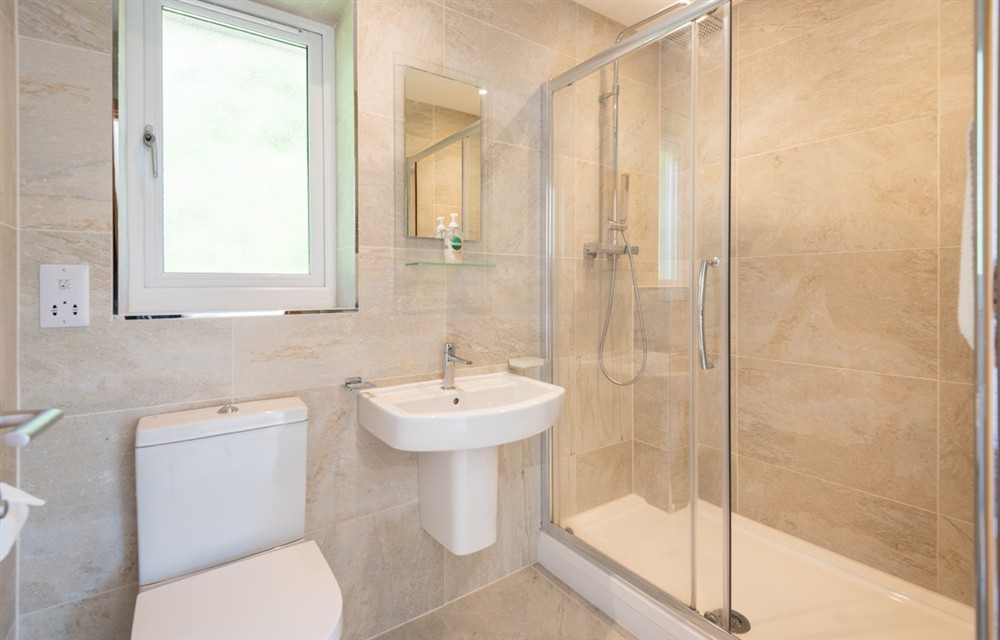 This is the bathroom at The Sands in Salcombe