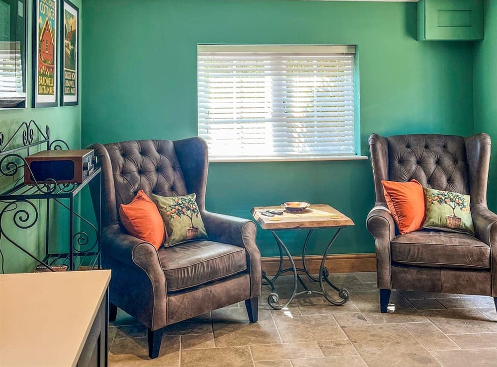 Living area at The School House Cottage in Bradwell-on-Sea, Essex