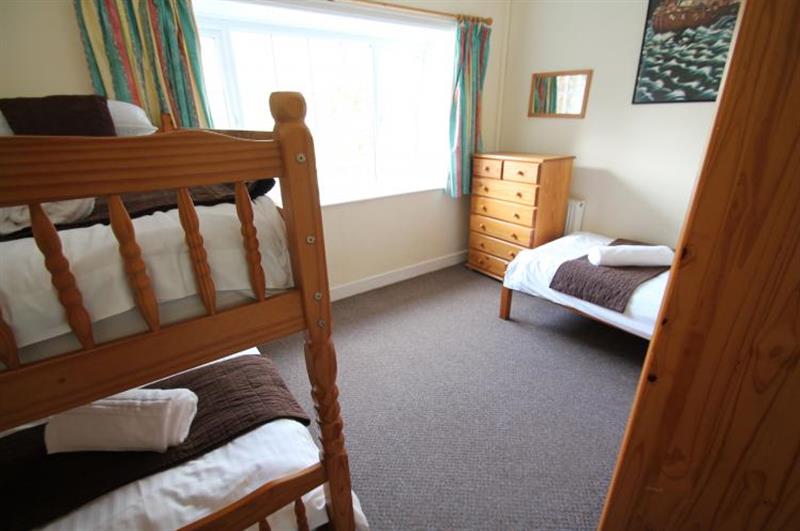 One of the bedrooms at The School House, Countisbury