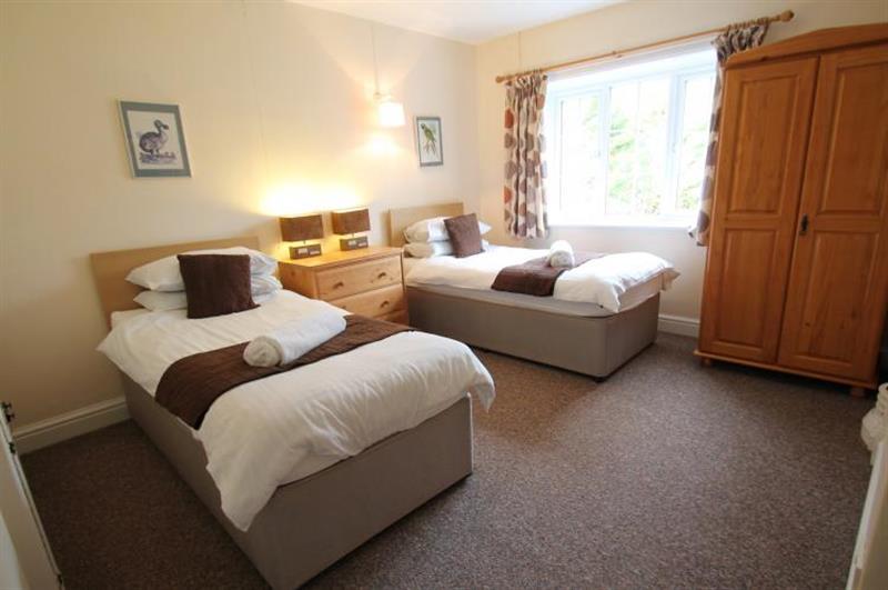 Twin bedroom at The School House, Countisbury