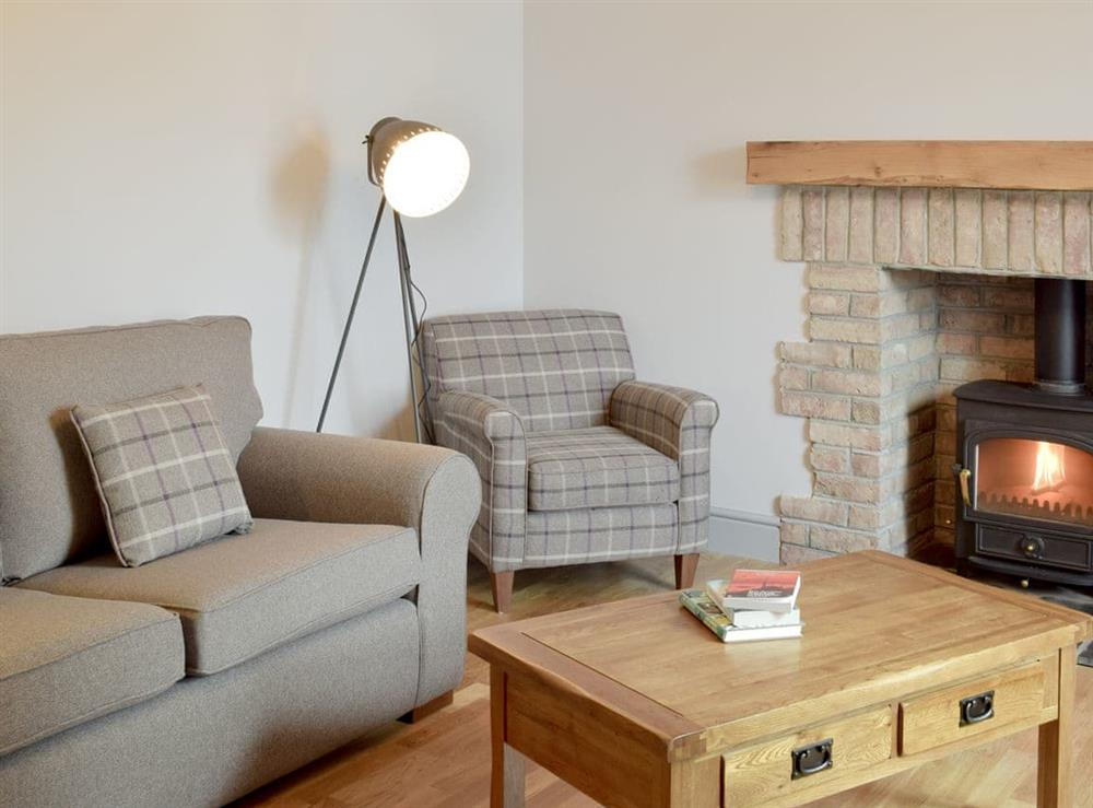 Comfy living area at The School House in New Luce, near Newton Stewart, Wigtownshire